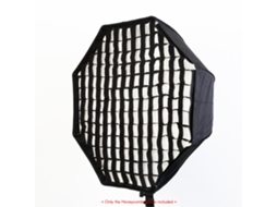 2026 rejilla de Panal para Softbox Octogonal Negra, Rejilla de Panal para Softbox Negro