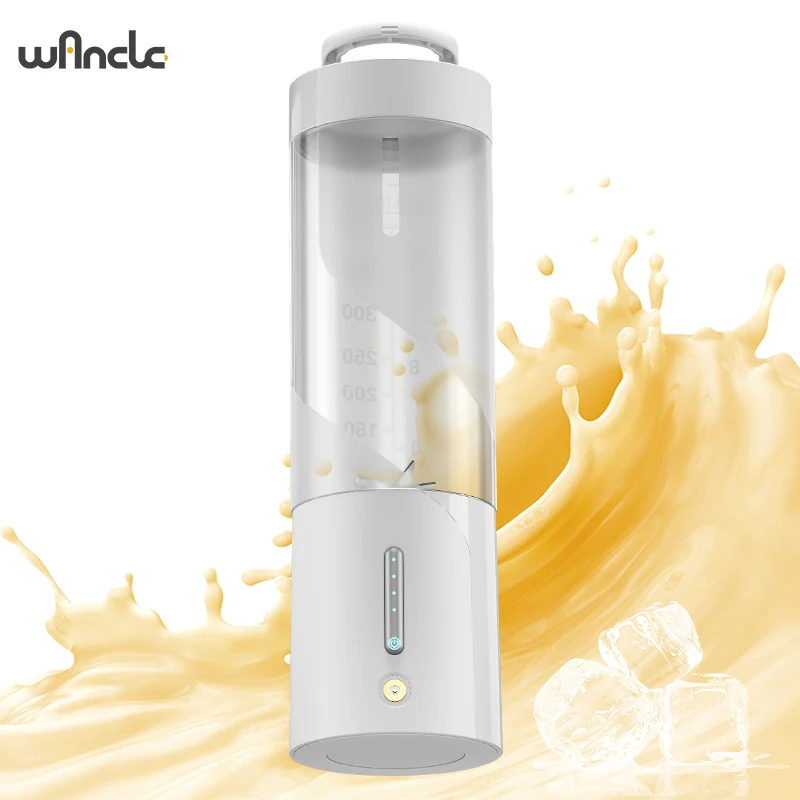 (branco) Espremedor Elétrico Portátil, Recarregável Via Usb, Capacidade De 450ml