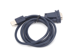 Cabo Serial Usb Para Rs232 De Grau Industrial Preto 9 Pinos 1,2m Para Impressão E Dados Do Computador