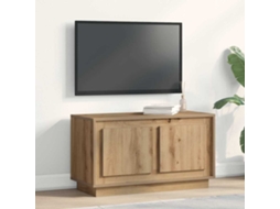 Vidaxl Gabinete Para Tv 80 X 35 X 45 Cm Carvalho Artisiano