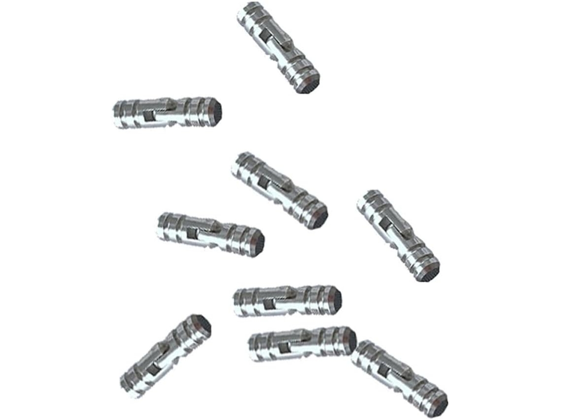 Conjunto De 50 Dobradiças Cilíndricas Metal Prateado Para Caixas Joias, Com Abertura E Fechamento Suaves Design Compacto
