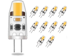 Rebe bombillas Led G4 Reguláveis 2w Equivalente 20w de Halogênio 200lm Luz Branca Quente 12 24v 360° Sem Pisca Economia de Energia Ce Rohs
