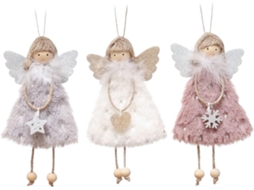 Lote De 3 Decorações De Suspensão Em Forma De Coração Em Peluche Para Trabalhos Manuais De,