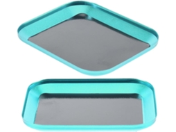 Conjunto De 2 Bandejas Magnéticas De Alumínio Para Armazenamento Prático De Parafusos.