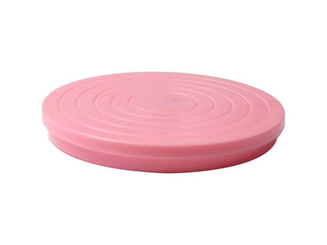 Tornillo Giratorio Para Pasteles De Plástico (rosa)