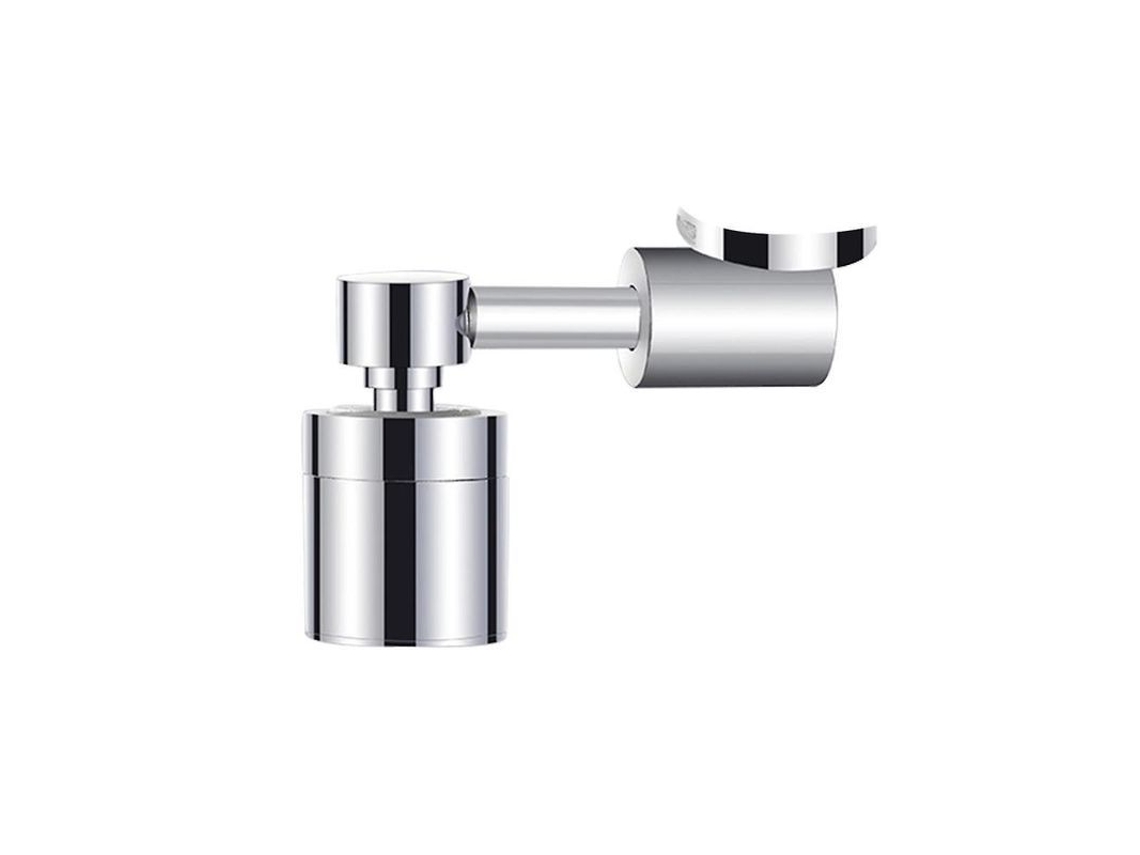 Aerador de Torneira Nova Line Rotativo 1080° Multifuncional para Cozinha e Banheiro Prata S/MARCA