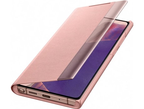 Capa SAMSUNG Note 20 Clear View Rosa