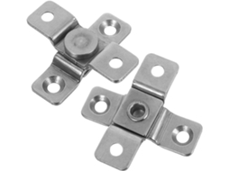 2 Dobradiças De Aço Inoxidável Para Armários Com Eixo Torque