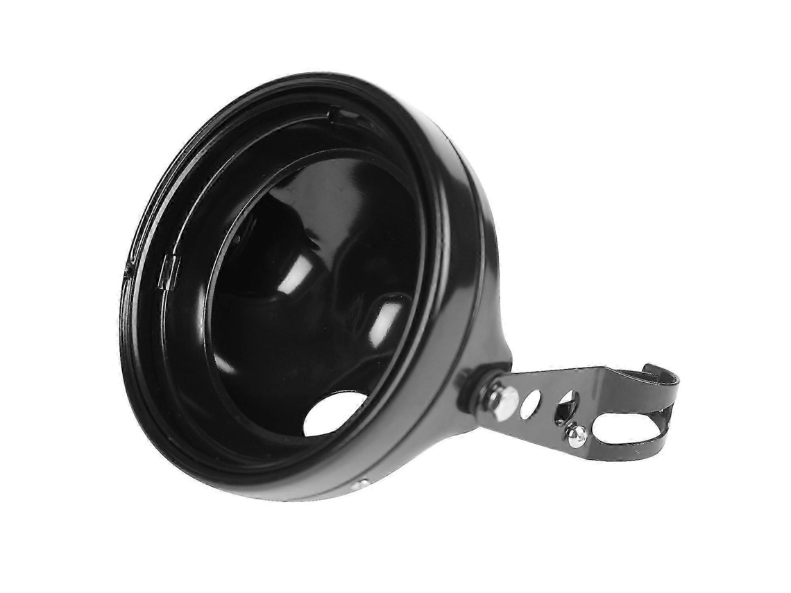 Carcaça De Farol De Motocicleta De 7 Polegadas, Carcaça Universal Modificada Com Suporte