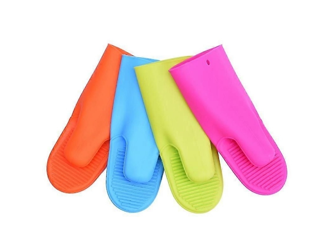 Luva De Silicone Resistente Ao Calor Para Cozinhar, Grelhar E Assar - 28 Cm, Confortável E Prática