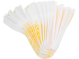 Pacote Com 100 Pulseiras Impermeáveis Para Shows, Ajustáveis E Duráveis, Com Identificação Vip Para Adultos