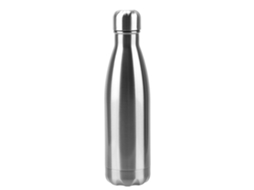 Caneca Térmica de 500ml em Aço Inoxidável Livre de Bpa, com Parede Dupla . MDUG (prateada)
