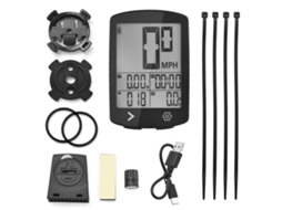 Computador De Bicicleta Sem Fio Odômetro E Velocímetro Lcd Claro Ipx6 Bateria 30h Carregamento Type-c