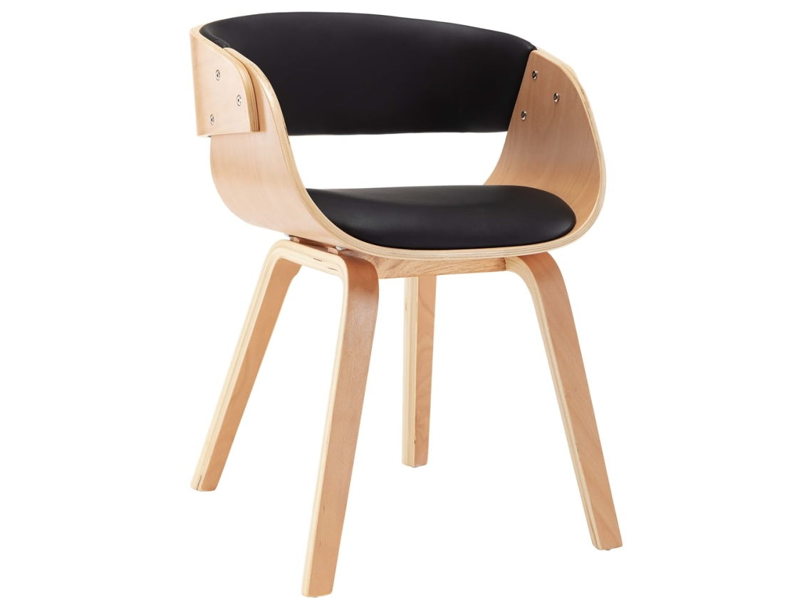 Dining Chair, Dining Chairs Vidaxl Preto Couro Artificial (n/a)