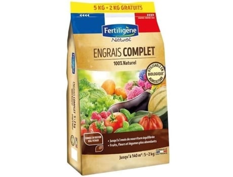 Fertilizante Completo Fertiligene 140 M² 100 Natural 52 Kg