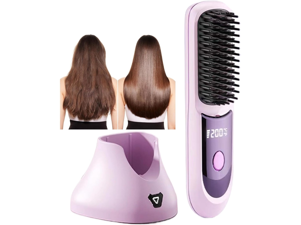 Prancha De Cabelo Sem Fio