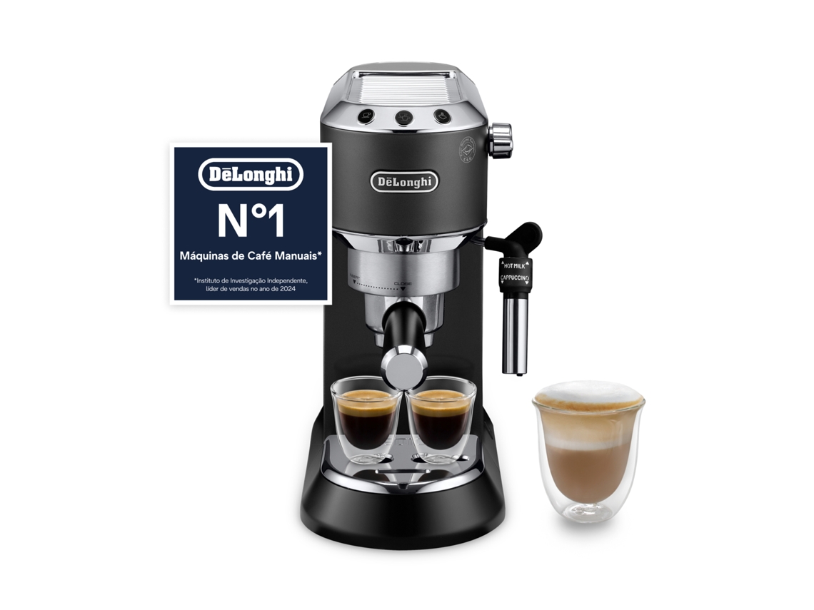 Máquina de Café Manual DELONGHI Dedica Style EC685.BK (15 bar - Preto)