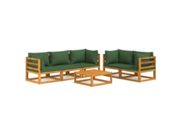 Garden Lounge Set, Garden Lounge Sets Vidaxl Marrom Madeira De Acácia (n/a)
