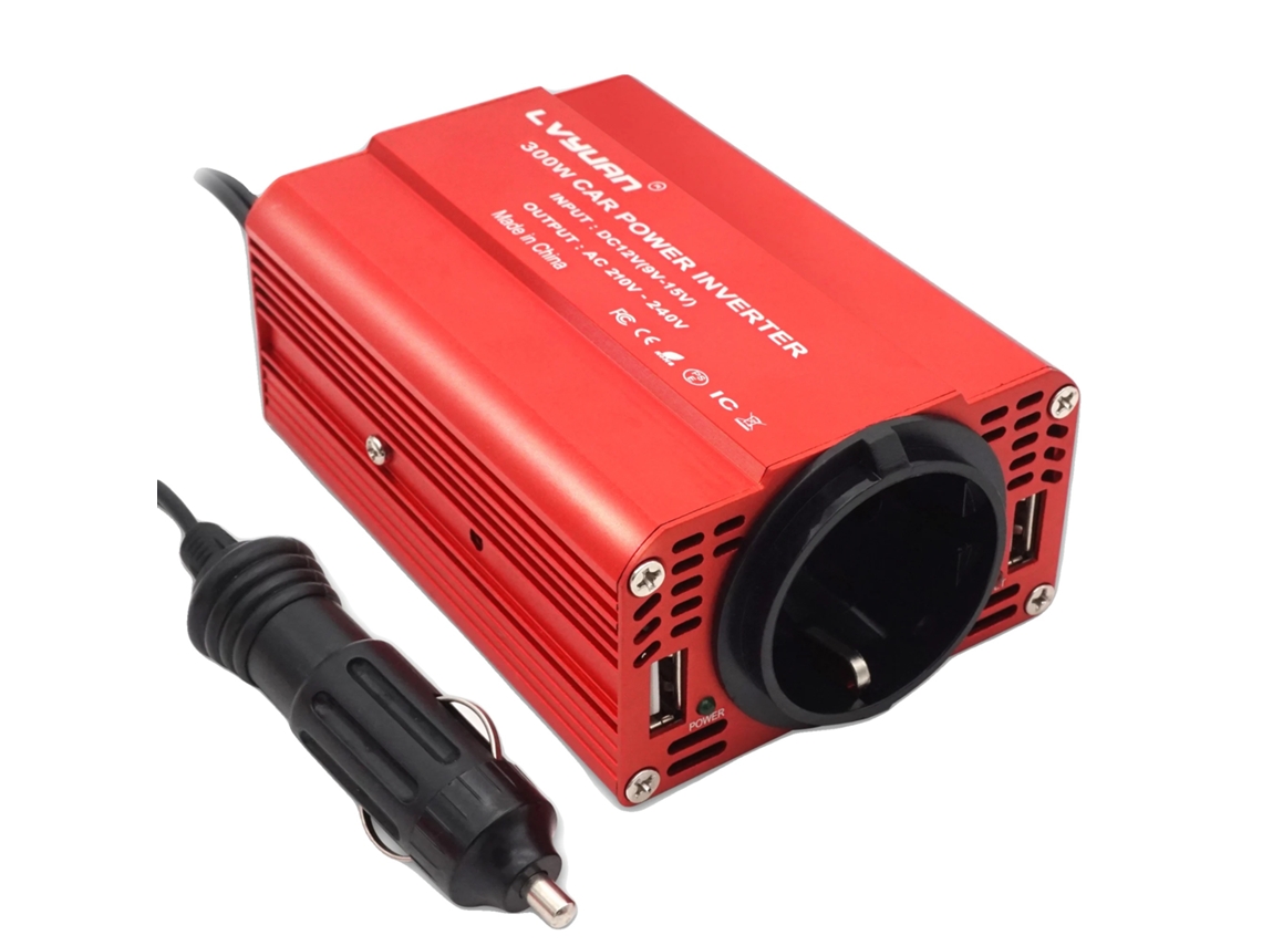 Inversor De Potência, Carregamento Dual Usb, Design Compacto, 12v-220v-eu