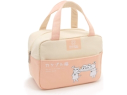 Lancheira bento estilosa e isolada com bolsos, alças resistentes e uma estampa japonesa moderna da Cr Aquaforge.