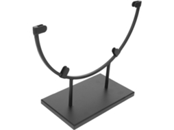 Suporte Redondo De Ferro Preto Toyandona 254cm Para Fotos E Pratos Decorativos, Pequeno Cavalete De Mesa, Suporte De