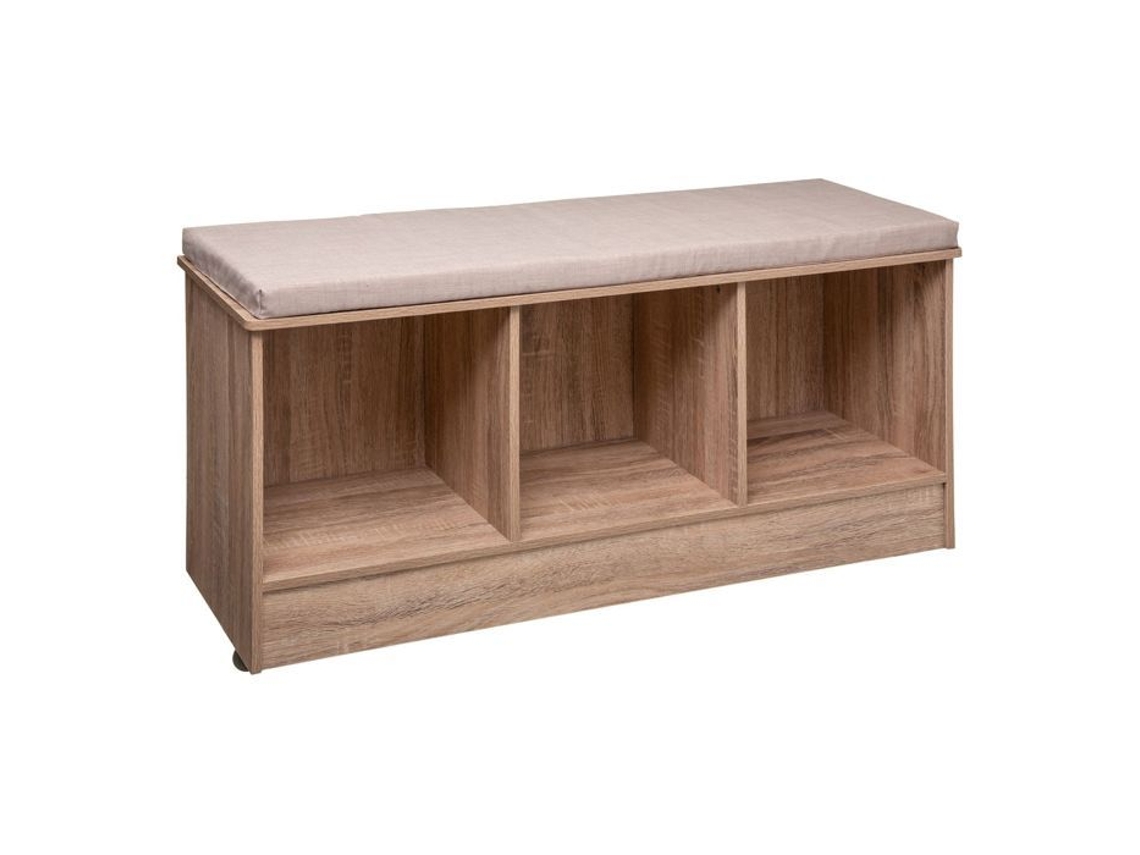 5five Banco De 3 Caixas Com Efeito Carvalho Natural Mix N Modul