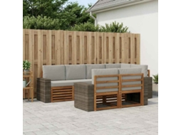 Vidaxl Conjunto De Sofás Para Exterior 7 Unid. Poliéster