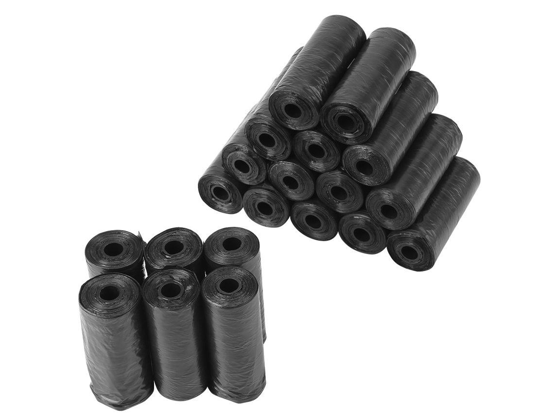 20 Rolos De Saco Para Lixo Pet Preto Para Cão E Gato