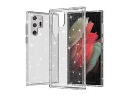 Capa Protetora À Prova De Choque Estilo Terminator Com Glitter Em Pó Para Samsung Galaxy S22 Ultra 5g