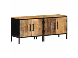 Vidaxl Armário De Cabeceira 2 Pcs Marrom E Preto 50 X 30 X 45 Cm