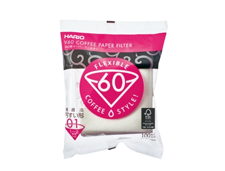 Filtros Hario V60 40 Unid