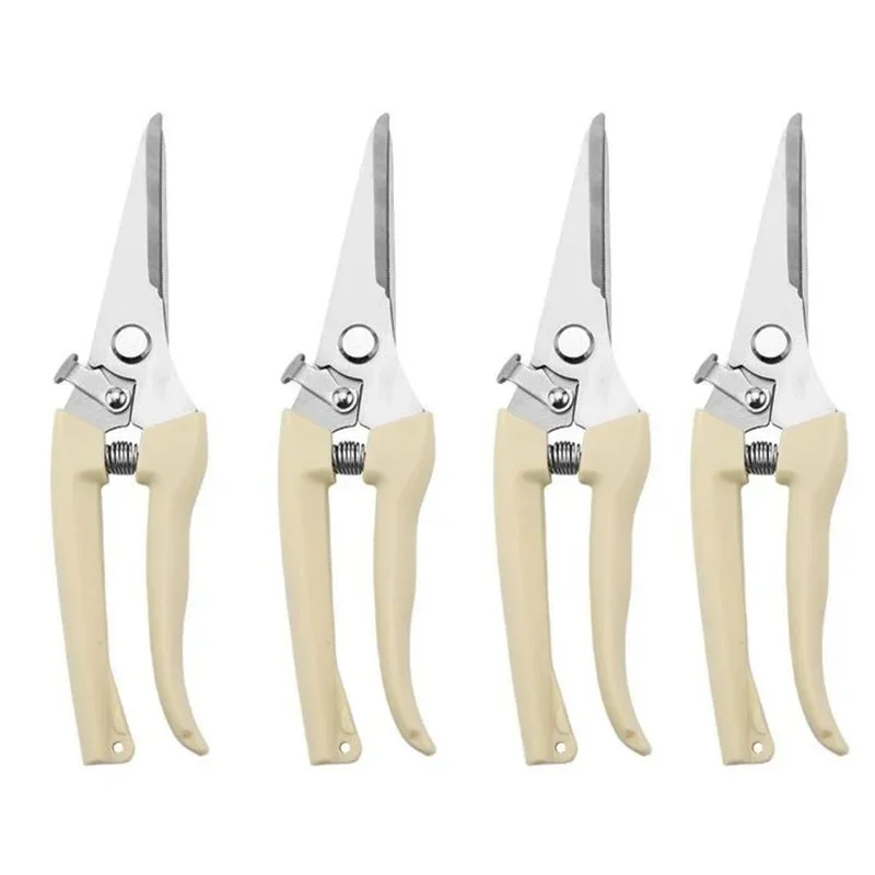 Conjunto De 4 Peças De Faca De Poda Para Jardinagem, Adequada Para Uso Manual Em Flores E Árvores Frutíferas.