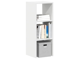 Vidaxl Estante Empilháveis 30x30x80 Cm Derivados De Madeira Branco