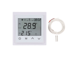 Termostato Inteligente Wi-Fi Programável com Tela Touch Controle por Voz e App para Casa AC95-240V S/MARCA