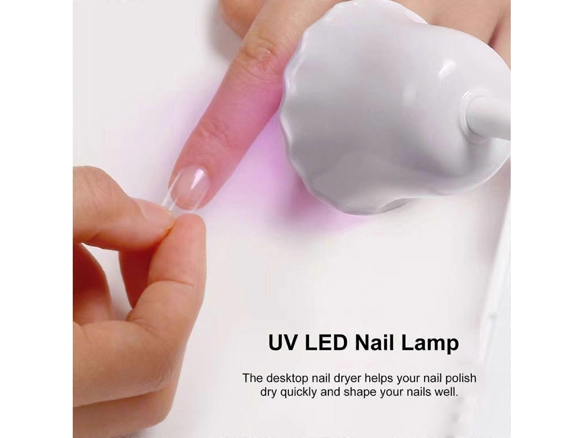 Uv Led Nail Lamp With Mirror Gel Polish Dryer Glue Curing 360 Adjustable Angle Light Therapy L Ight Art Tools GOKOCO