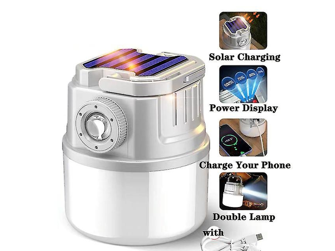 Lanterna De Camping Led, Recarregável E Impermeável Para Suas Aventuras Ao Ar Livre. Olysi Shop