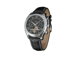 Relógio de Quartzo Vintage Masculino com Pulseira de Couro Pu