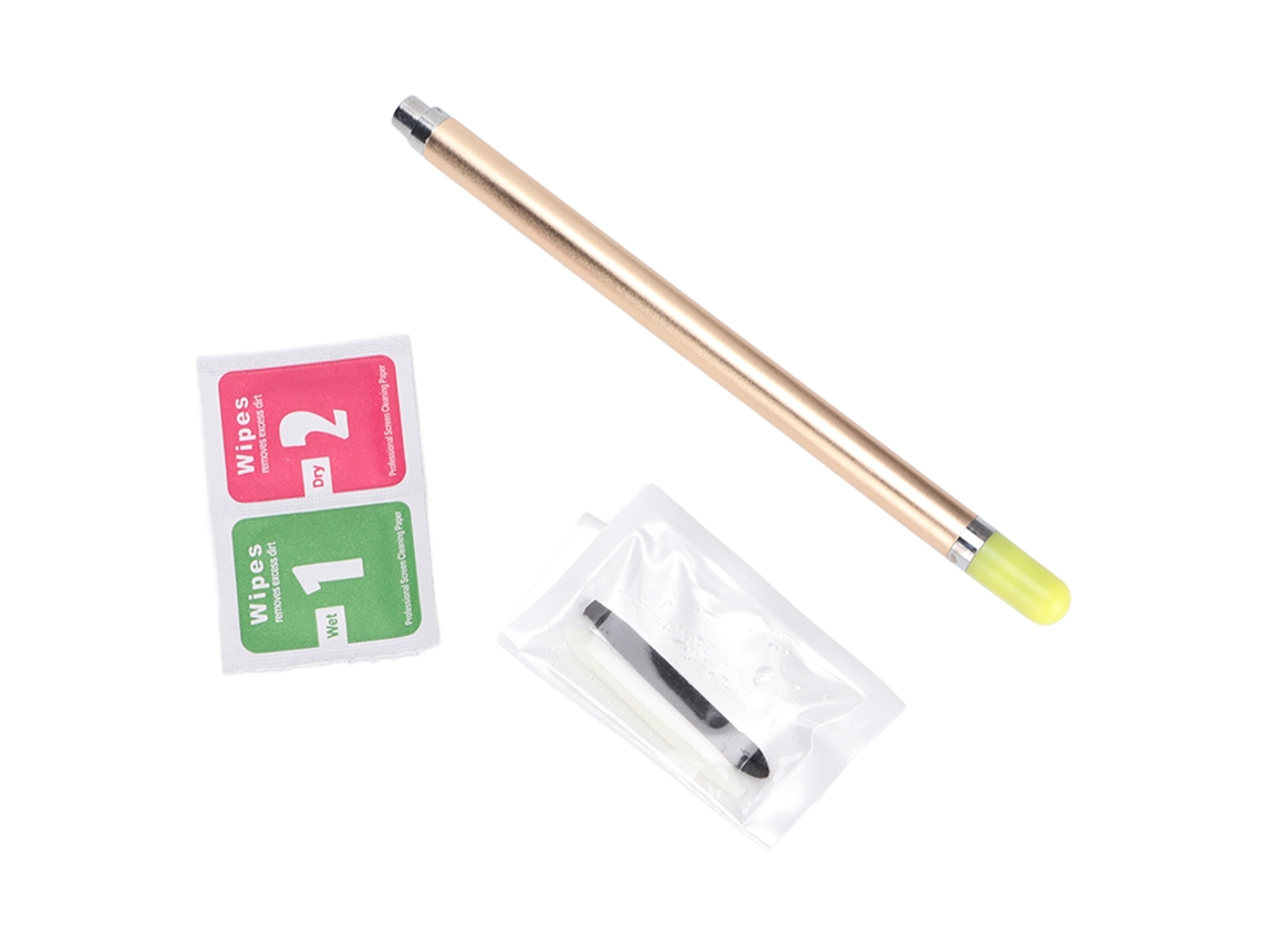 Caneta Estilo Ativa Com Controle Preciso E Alta Durabilidade, Compatível Com Ipad, Iphone, Samsung, Modelo Universal Dourado