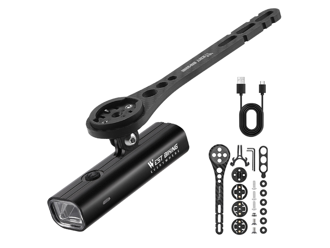 Luzes de Bicicleta LED Recarregáveis 400lm S/MARCA