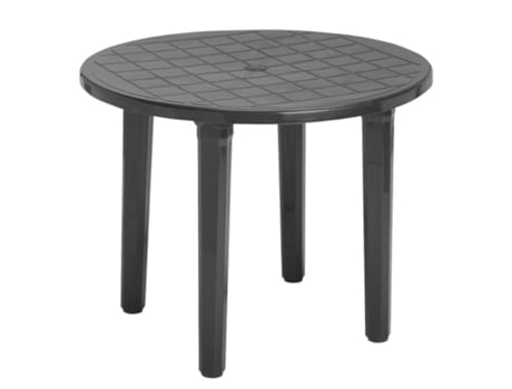 Mesa Redonda Antracita 90 Cm 4024ant Garden Life