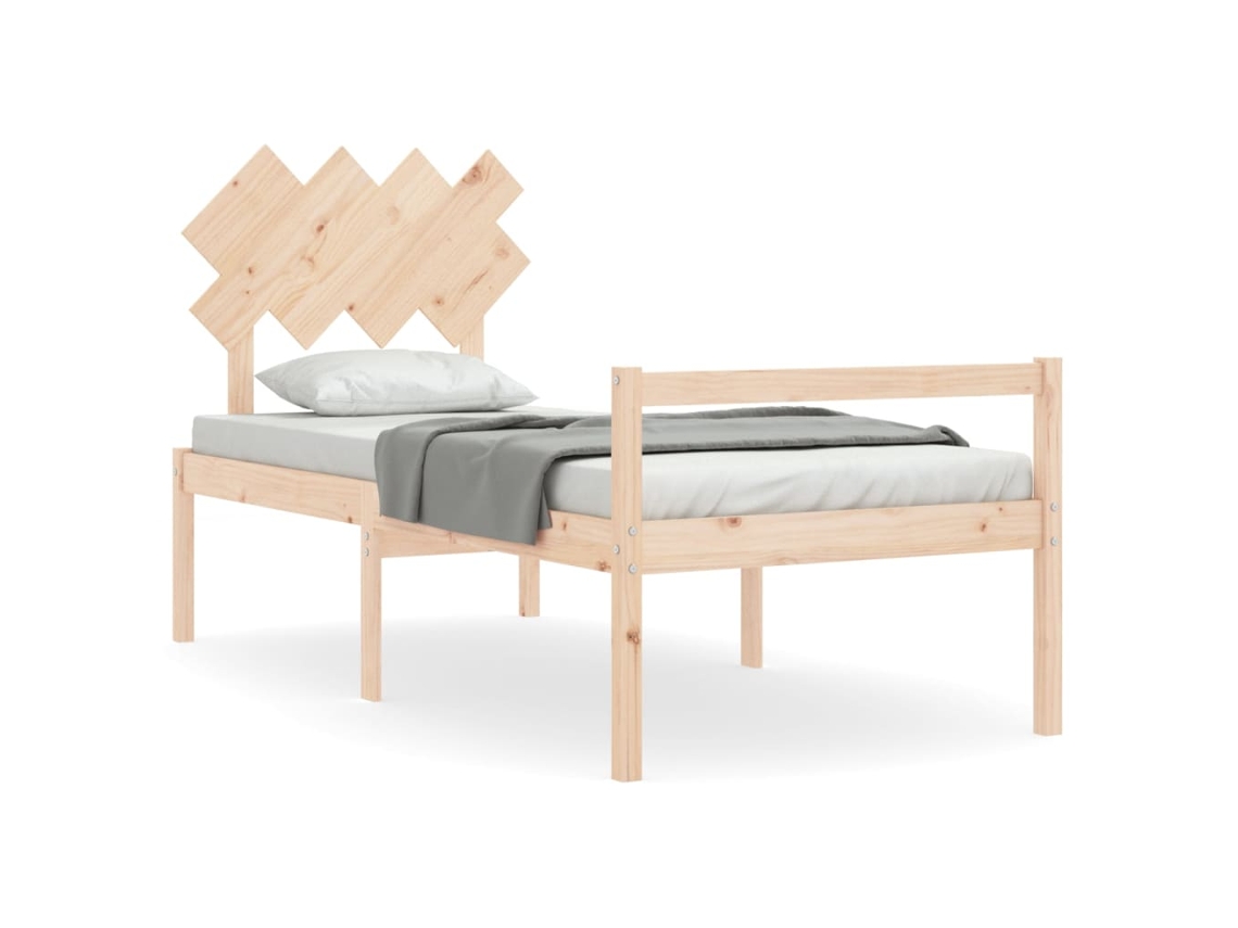 Senior Bed, Senior Beds Vidaxl Marrom Madeira (90 X 190 Cm)