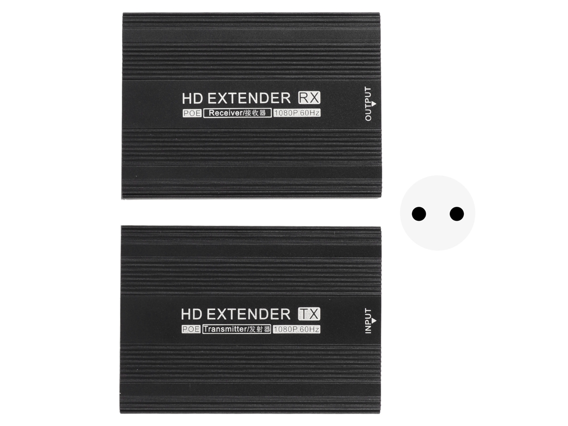 Extensor Dvi Transmissão 1080p60hz Conexão Simples