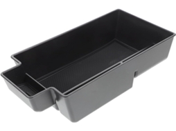 Organizador de console central para veículos, compatível com apoios de braço.