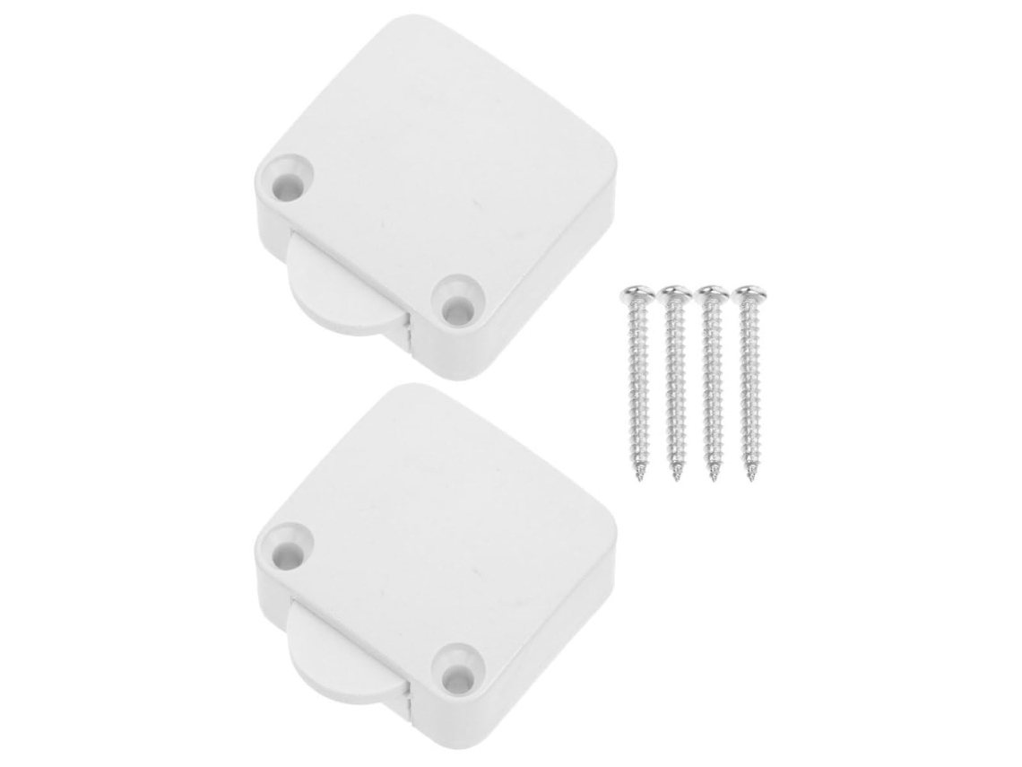 Interruptor Automático Para Luz De Porta De Armário Branco, Fácil De Usar.