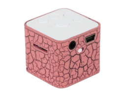 Mini Speaker LAXISCREED Luz Colorida Mp3 Cartão