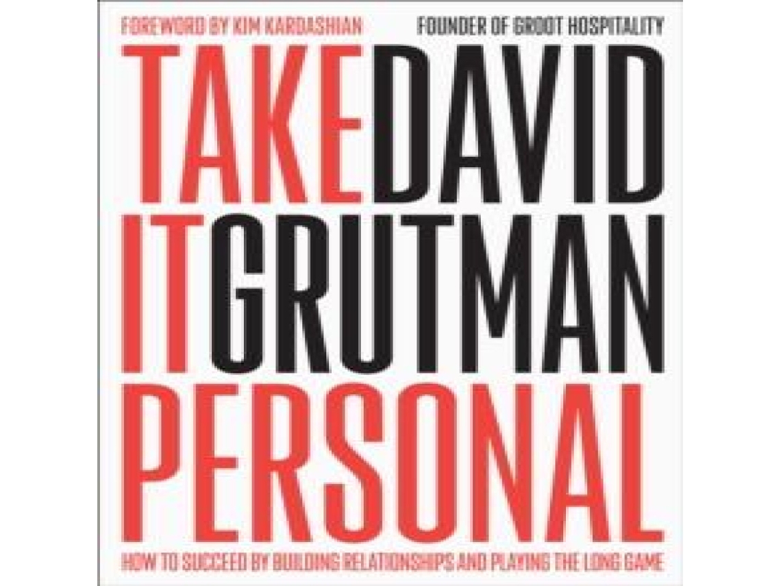 Livro Take It Personal de David Grutman (Inglês)