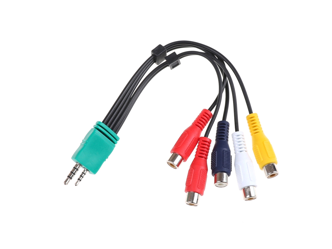 Cabo Adaptador De Áudio Componente Av Vídeo Para Tv Led Samsung