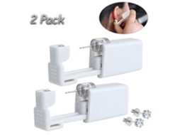 VYLARA Kit Profissional De Ferramentas Para Piercing, Autoperfurador Seguro E Fácil De Usar, Hipoalergênico Com Brincos De Zircônia Cúbica Pré Carregados, Pa
