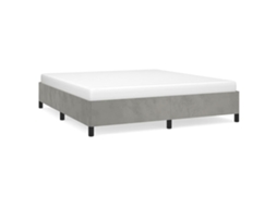 Bed Frame, Bed Frames Vidaxl Cinzeto Veludo (180 X 200 Cm)