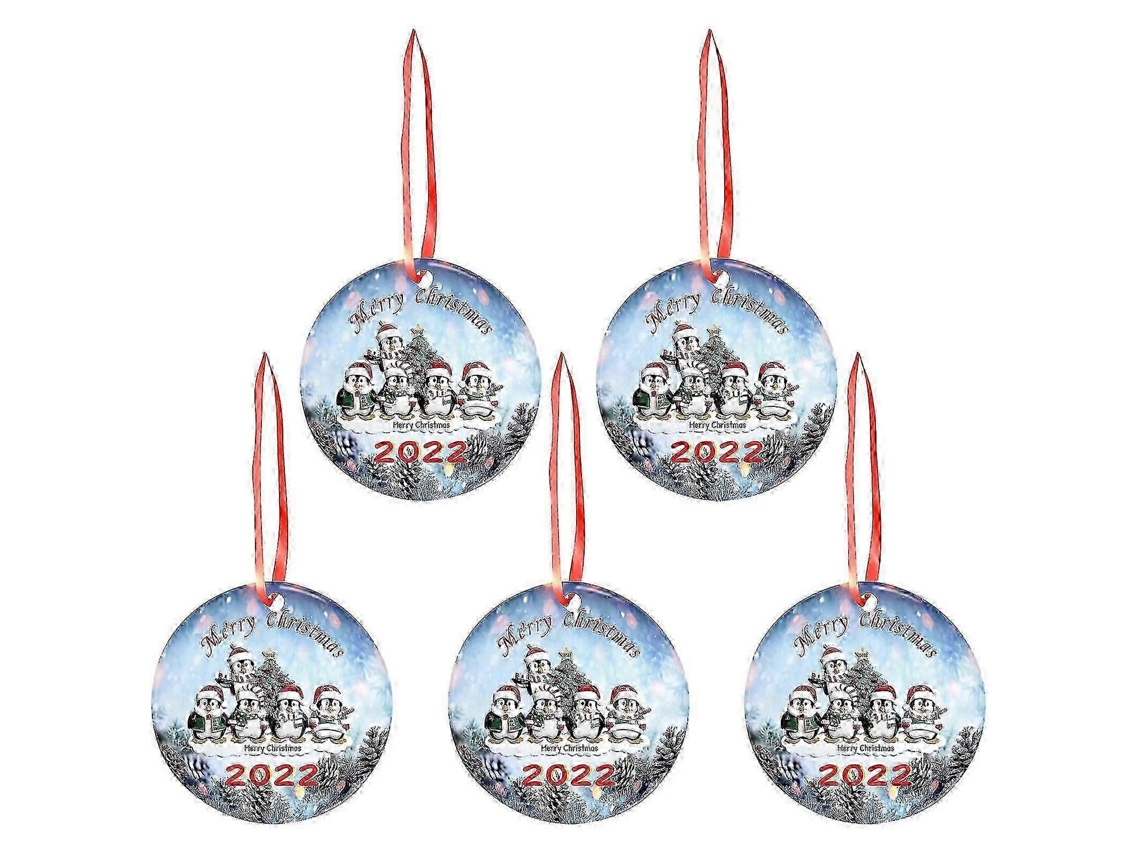 Decoração De Natal Para Árvore Com 5 Pendentes
